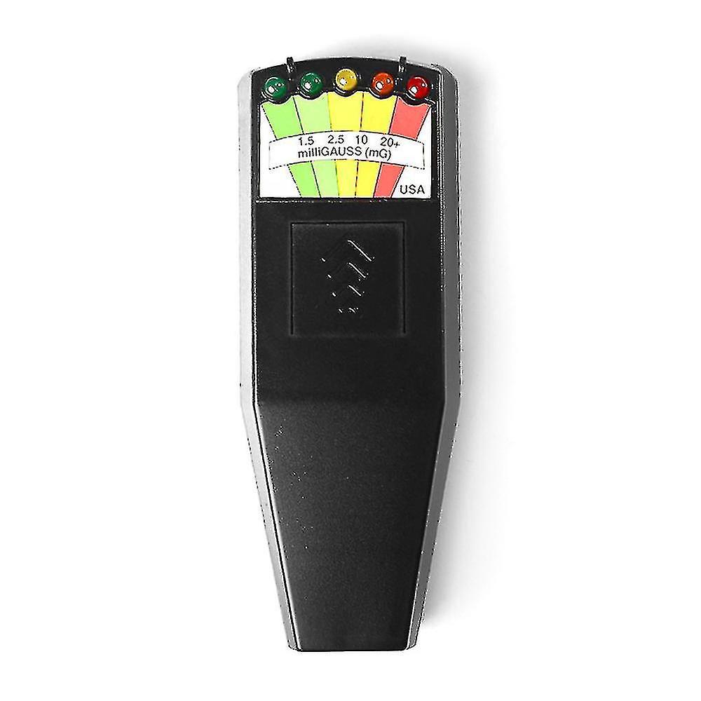 Tragbares 5-led-gaußmeter Für Elektromagnetische Felder (emf) - Strahlungsdetektor Und Magnetfeldmonitor.