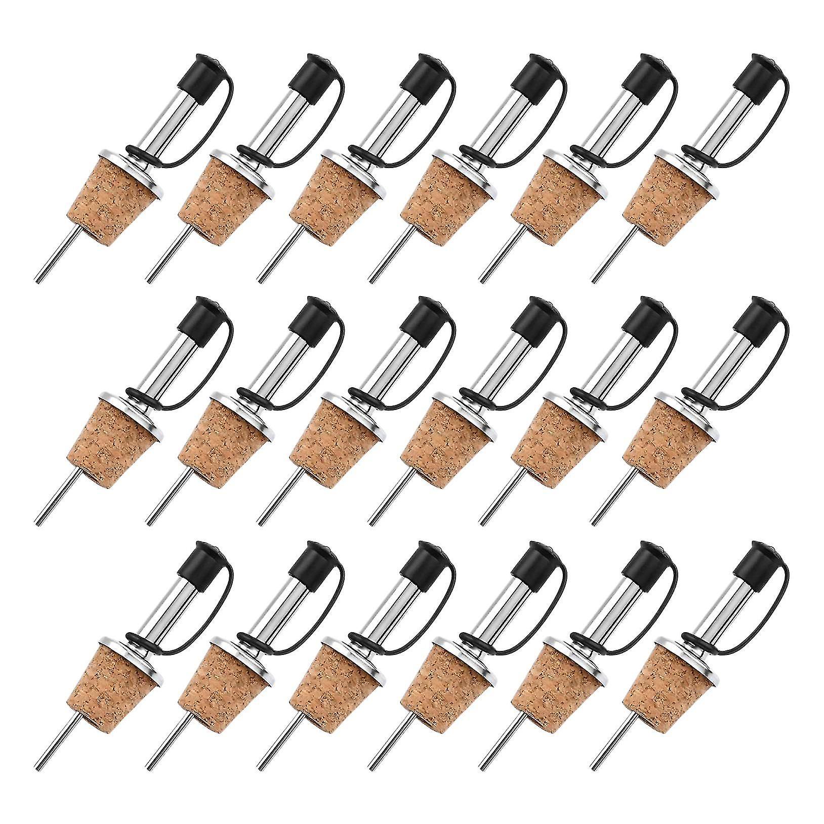 Set Mit 16 Korken-weinflaschenausgießern