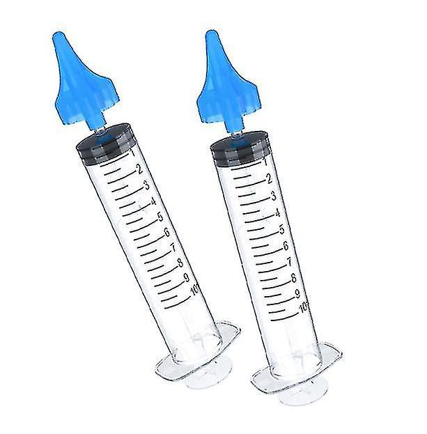2-teiliges Ohrreinigungs- Und Spülset, Ohrenschmalzentfernungswerkzeug, Wasserspülspritze, Komfortabel Und Einzigartig