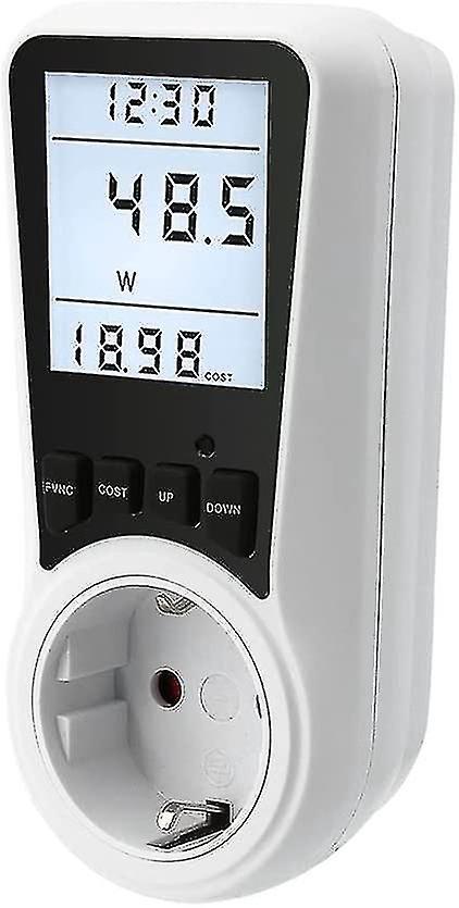 Stromzähler Für Steckdose, Leistungszähler, Energiekostenzähler, Stromverbrauchszähler, Stromzählersteckdose, Energieverbrauchszähler Mit Lcd-anzeige, 368