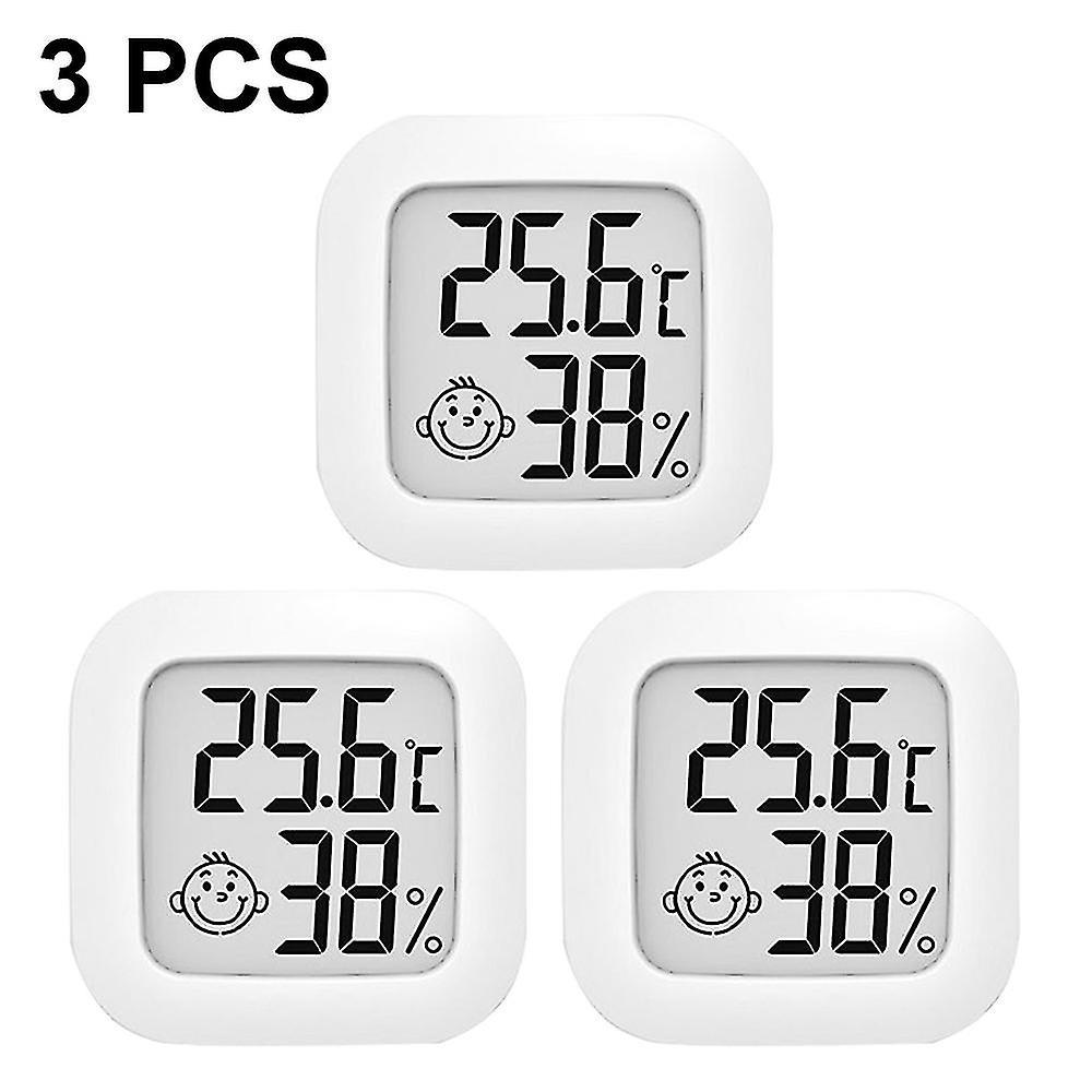 Set Mit 3 Innenthermometern, Digitalen Hygrometern, Raumthermometern Für Zuhause, Hochpräzisen Temperatur- Und Feuchtigkeitsmonitor Für Den Täglichen Gebrauch.