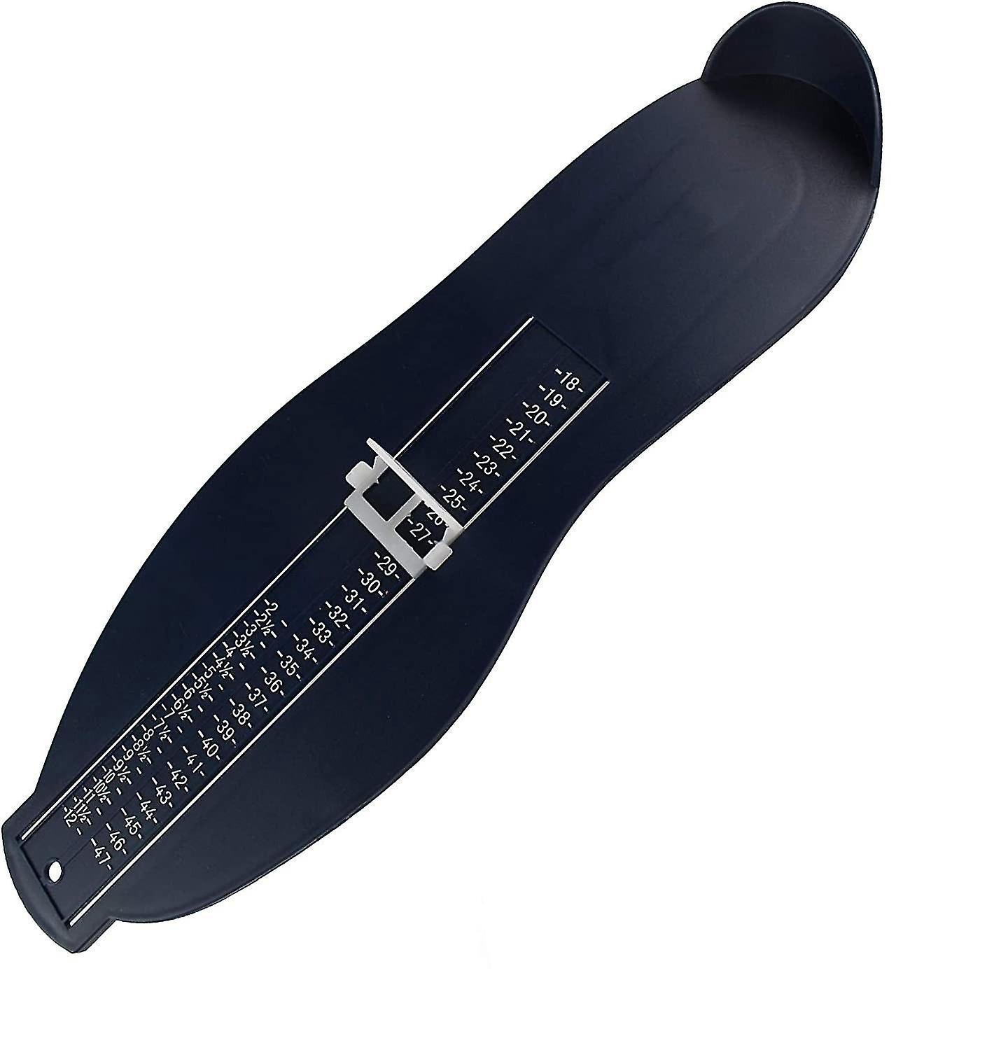 Größentabelle Für Erwachsenenschuhe, Größen 18 Bis 47 (schwarz) -