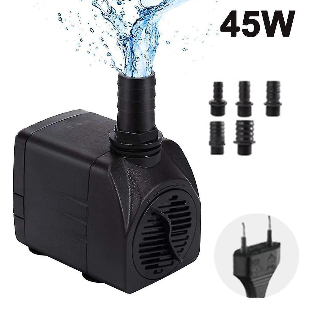 Extrem Leise Tauchpumpe Mit Springbrunnenfunktion Und 1,5 M Kabel (europäischer Stecker), 45 W
