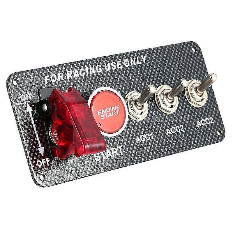 12v Zündschalter Für Autos, Motorstartknopf, 3-schalter-rennpanel