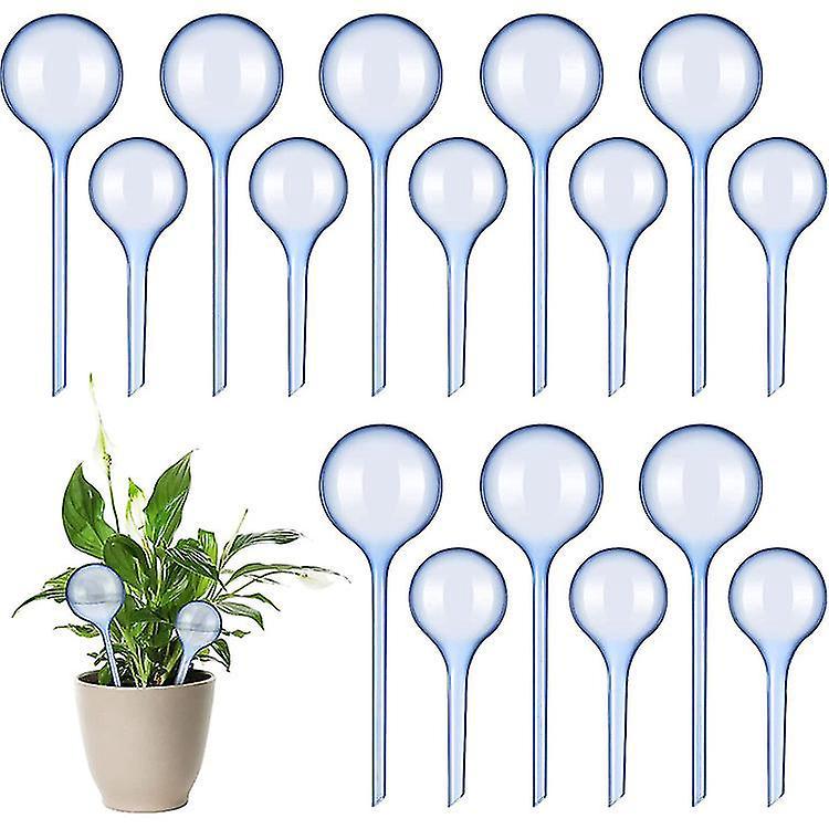 Set Mit 12 Transparenten, Automatischen Bewässerungskugeln Aus Pvc Für Zimmer- Und Gartenpflanzen.