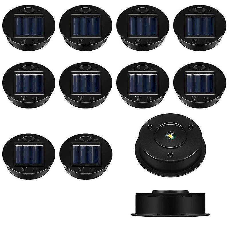 Packung Mit 12 Ersatzteilen Für Solarlampen, Wasserdichte Ersatzspitzen Für Led-solarpaneele.