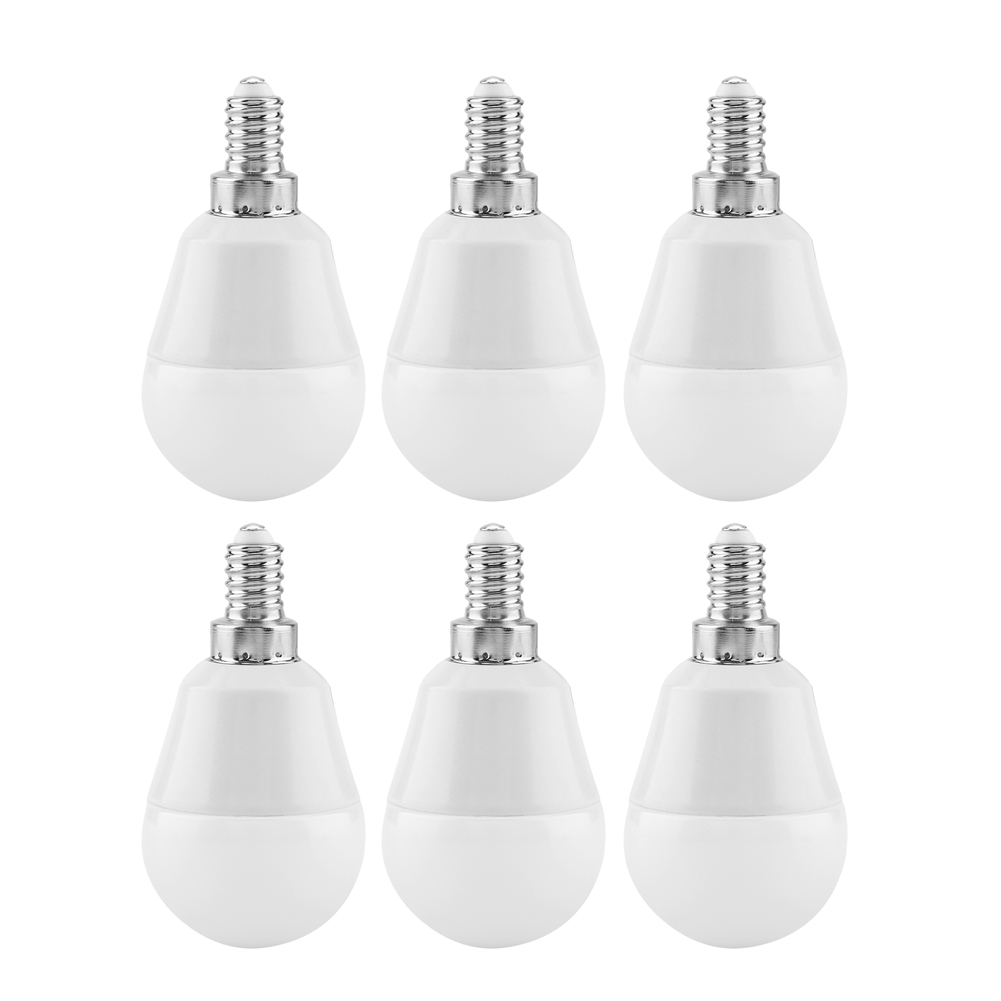 6er-pack E12 5w Warmweiße Led-kerzenlampen Ac85v-265v