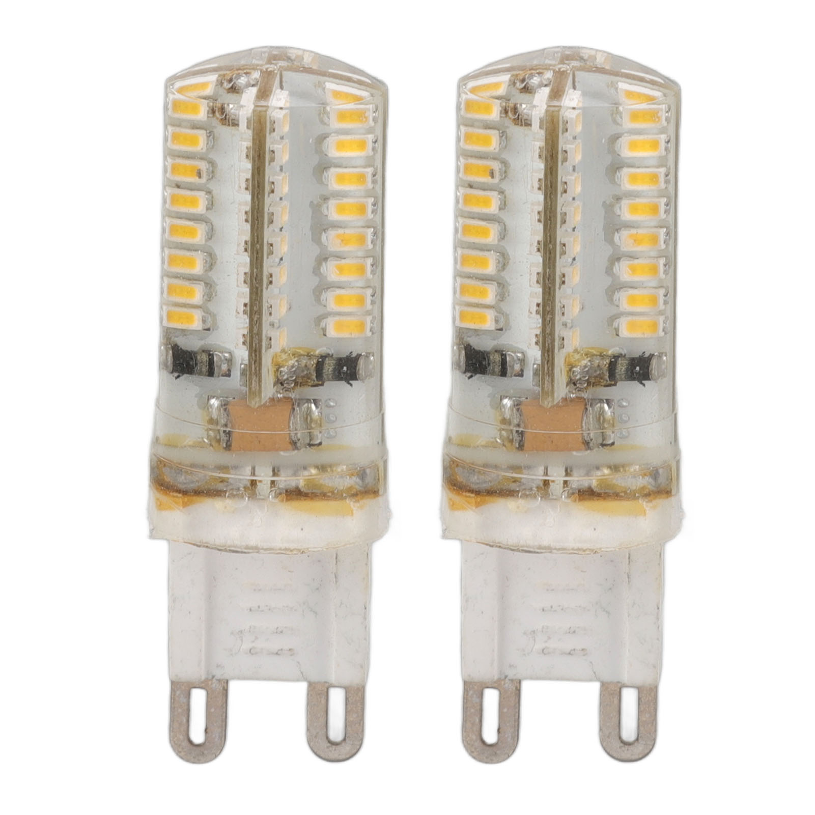 Professionelle G9 Led-lampen, 64 Hochleistungs-leds, Keramiksockel, Für Kronleuchter, 3w Ac110v, 2er-pack.