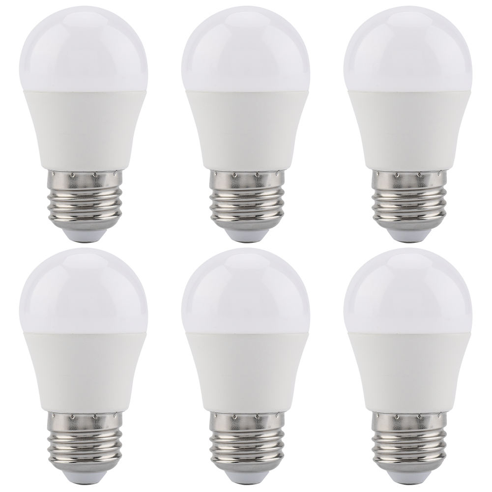Mini-led-lampen, 5 W, Warmweiß, E26/g45-fassung, 6er-pack Für Dekorative Beleuchtung