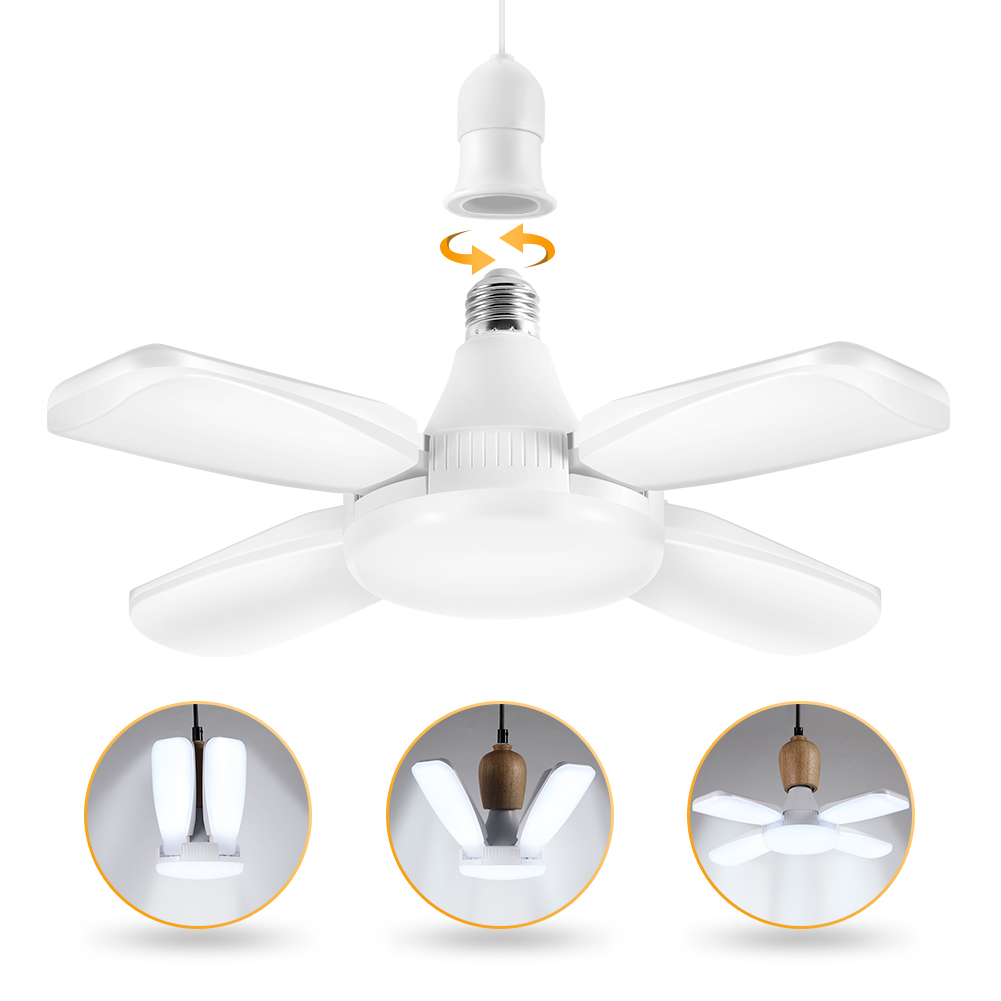 E27 60w Led-lampe Für Garagen, 6500k, Eingangsspannung 165–265v Ac, Leistungsstarke Und Sparsame Beleuchtung