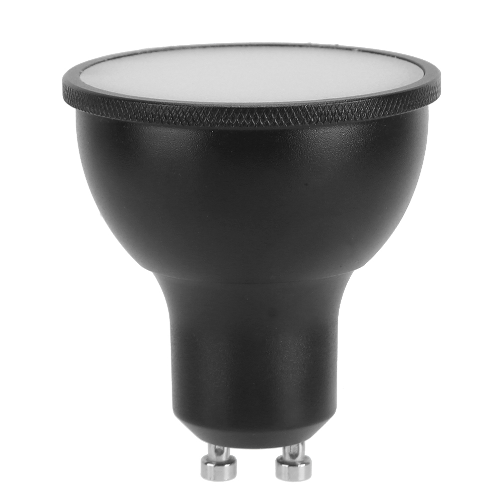 Gu10 6w Smart-led-lampe, Kompatibel Mit Alexa Und Google Home, Dimmbar Über Wlan, 110–240 V, Schwarz