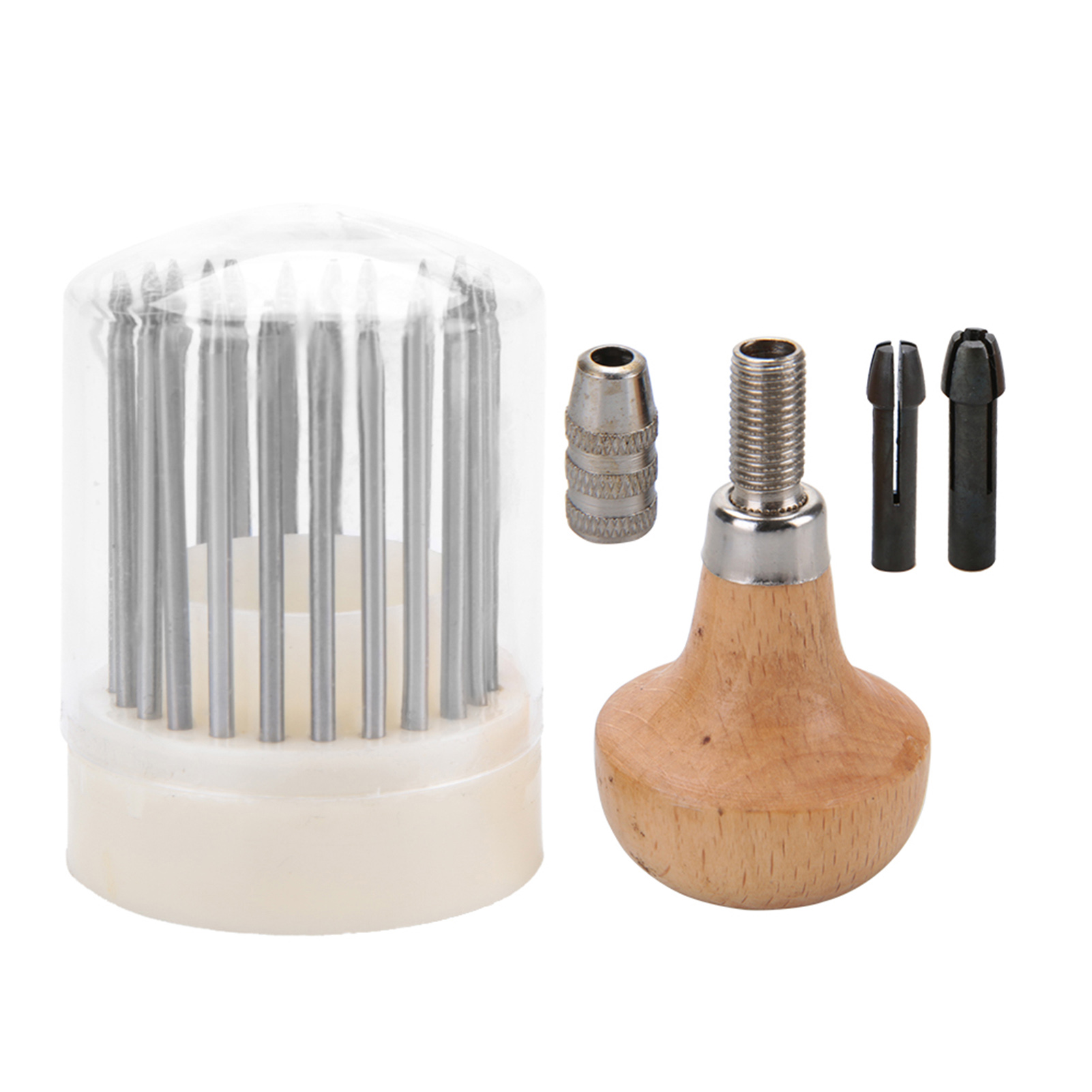 Set Mit 23 Schmuckfassungswerkzeugen, Gravierwerkzeugen Und Diamantdüsen Für Steine