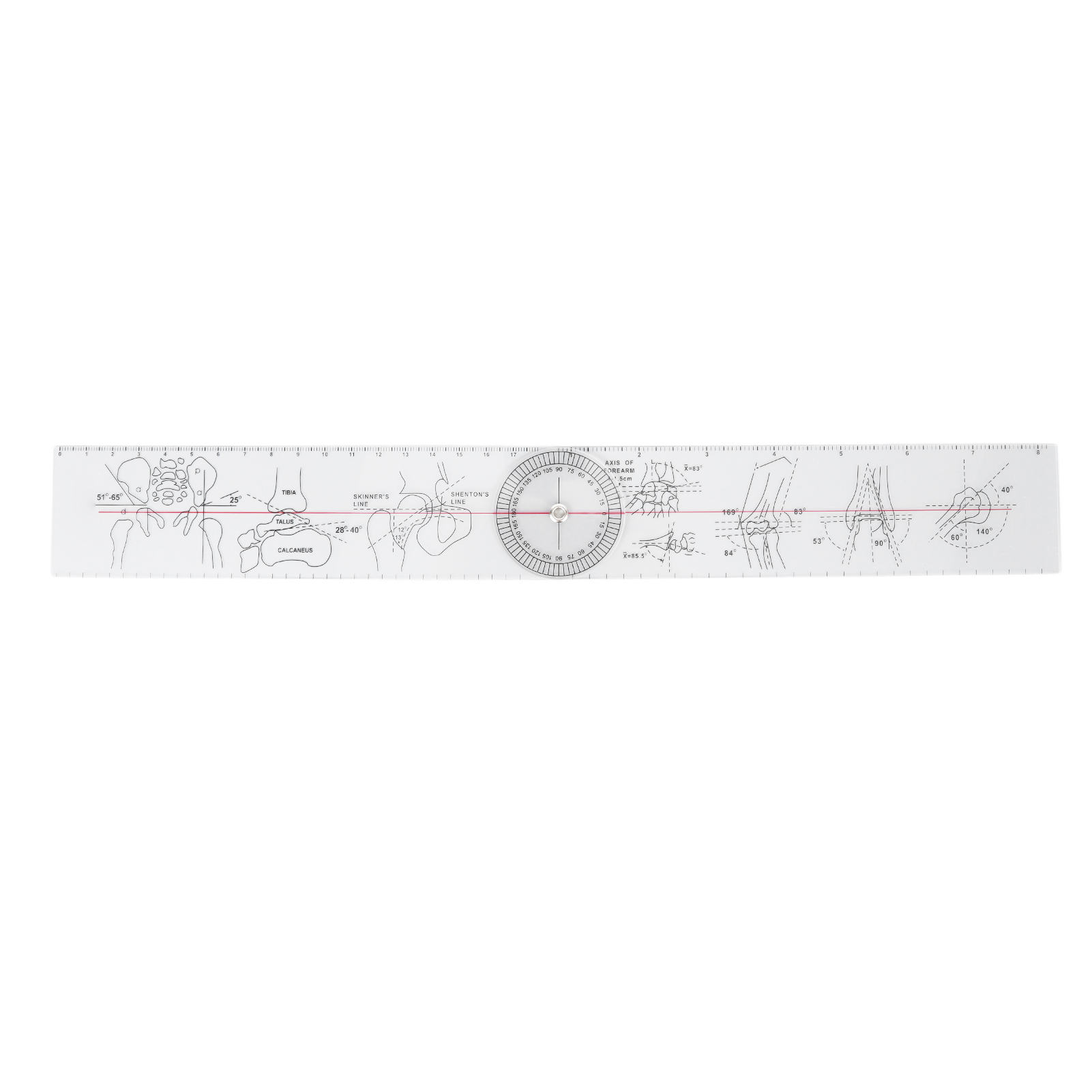 360-grad-pvc-goniometer Zur Gelenkmessung Und Physikalischen Rehabilitation