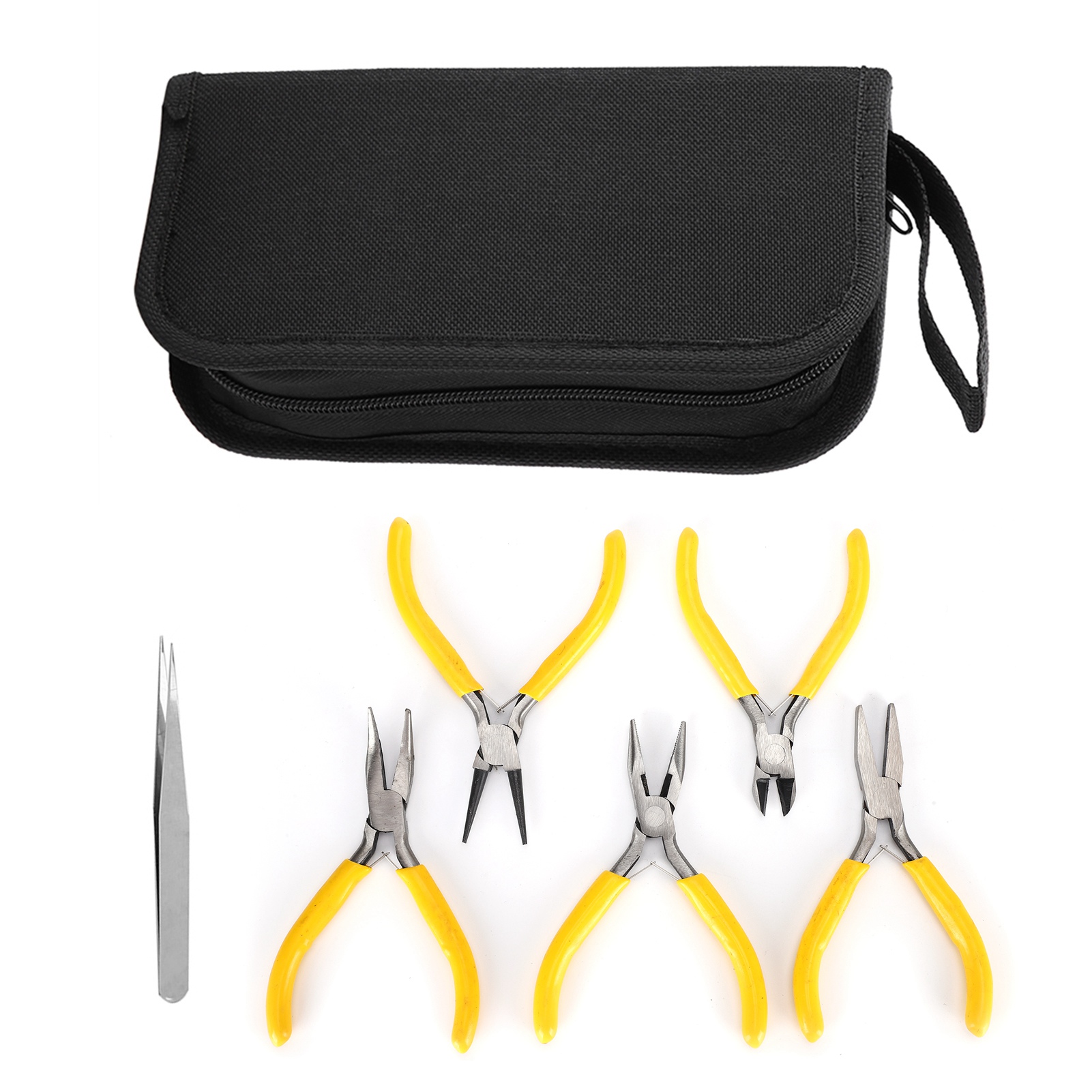 Set Mit 5 Professionellen Zangen Für Schmuckherstellung, Crimpen Und Diy-perlenarbeiten