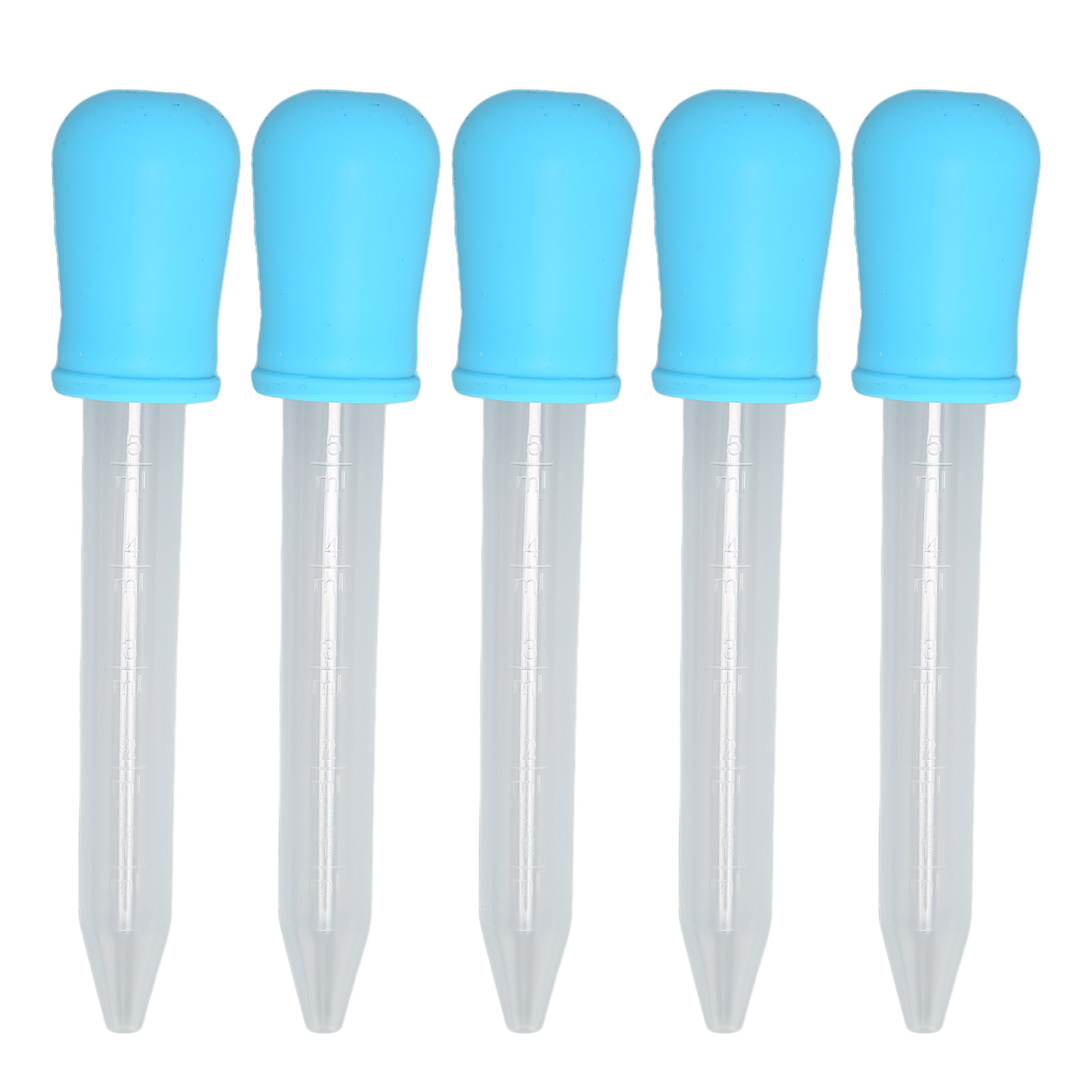 Silikonpipetten Für Epoxidharz, Diy-schmuck Und Laborexperimente – 5er-pack, Blau