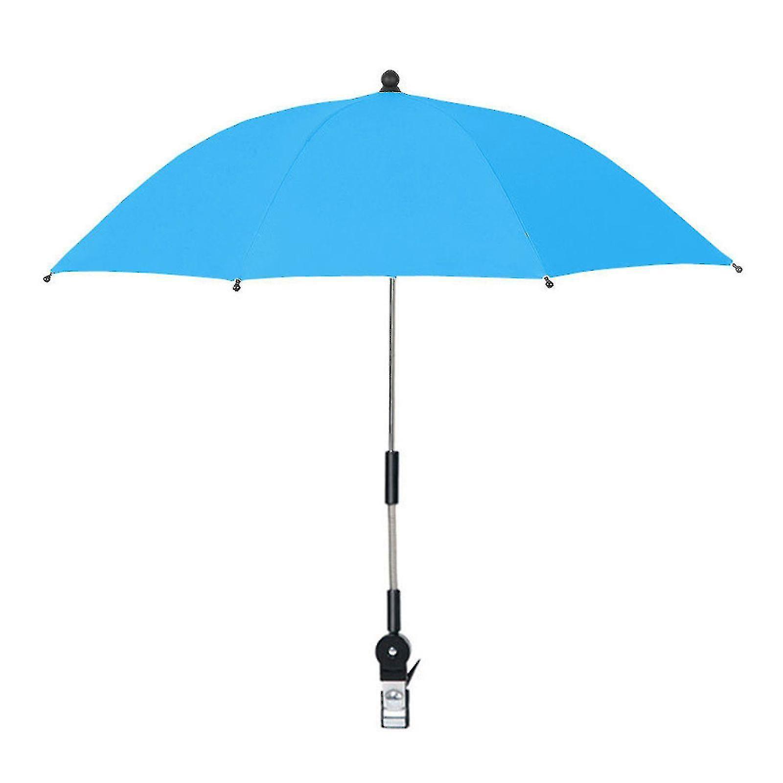 Stuhlschirm Mit Universalklemme Und Clip, 360° Verstellbar, Blau