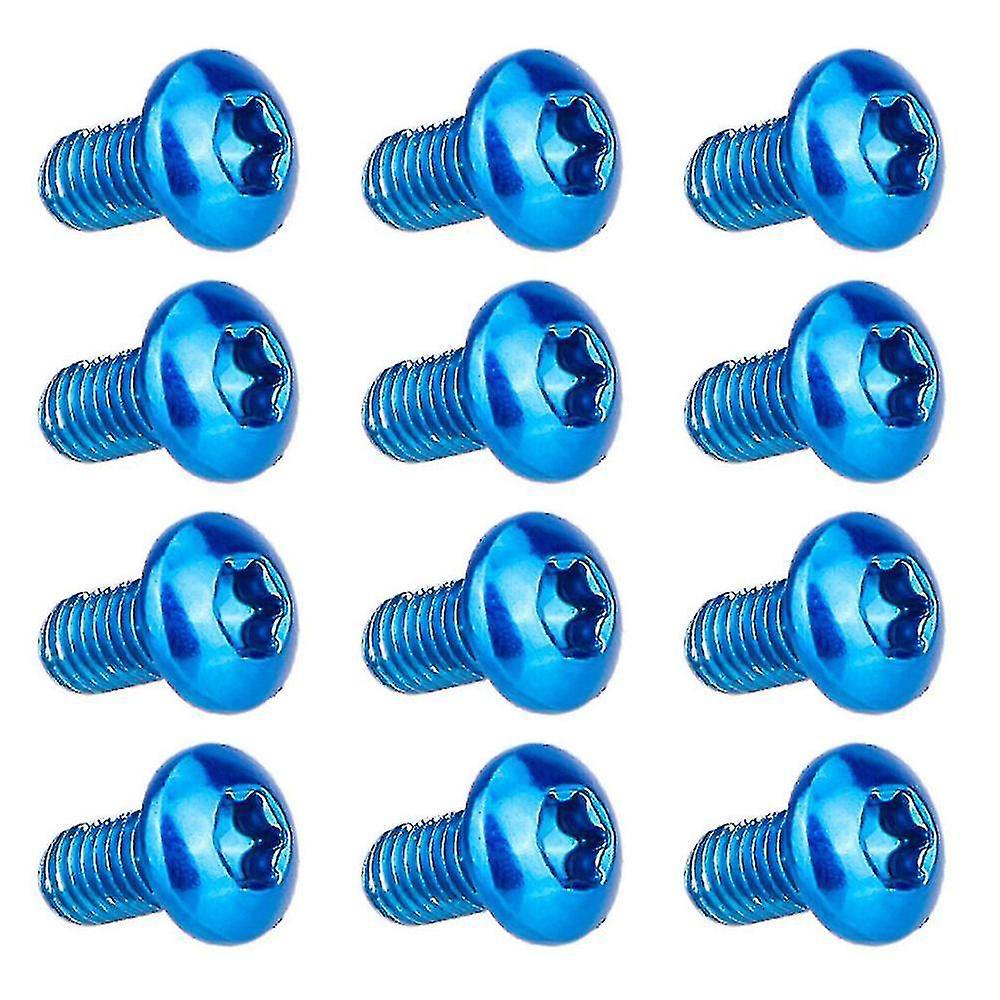 12 Farbige Torx-schrauben Für Fahrräder, Befestigungsschrauben, Bremsenzubehör.