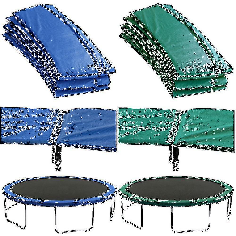 Hochwertige Ersatz-sicherheitsabdeckung Für Trampolin (federschutz) Grüne Oder Blaue Polsterung – 1,83 M