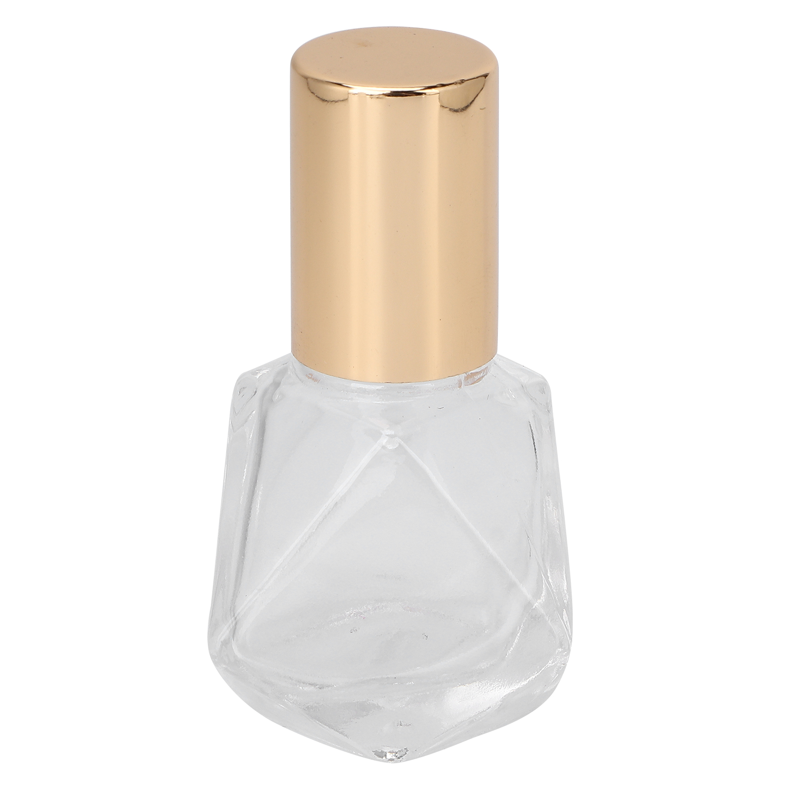 Leere 8-ml-glas-rollerflasche Für Ätherische Öle Zur Aromatherapie, Nachfüllbar, Mit Goldperlen