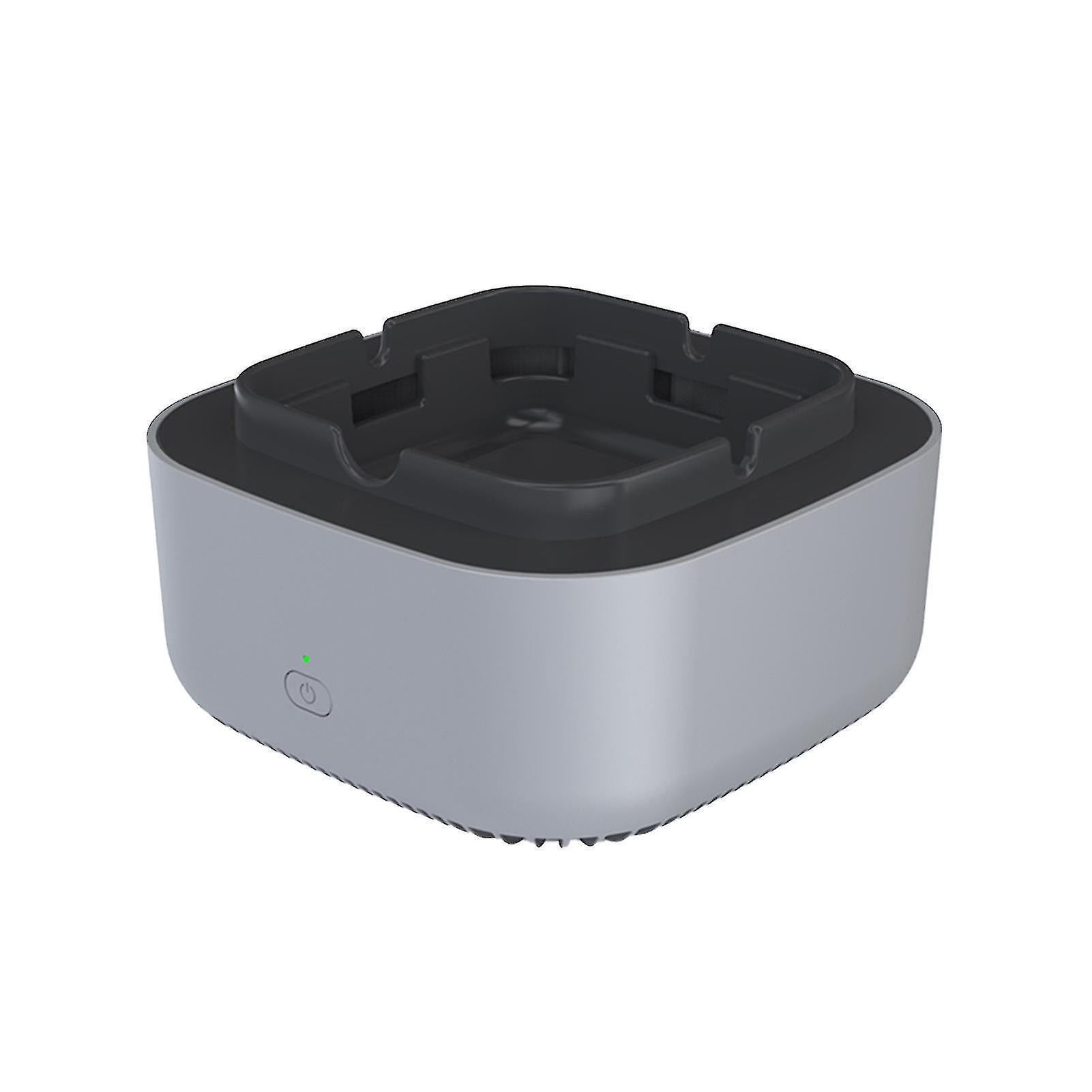 Rauchfreier Aschenbecher Mit Direktabsaugung, 360°-absaugung, Automatischer Abschaltung, 600 Mah Luftreiniger Für Zuhause (grau)