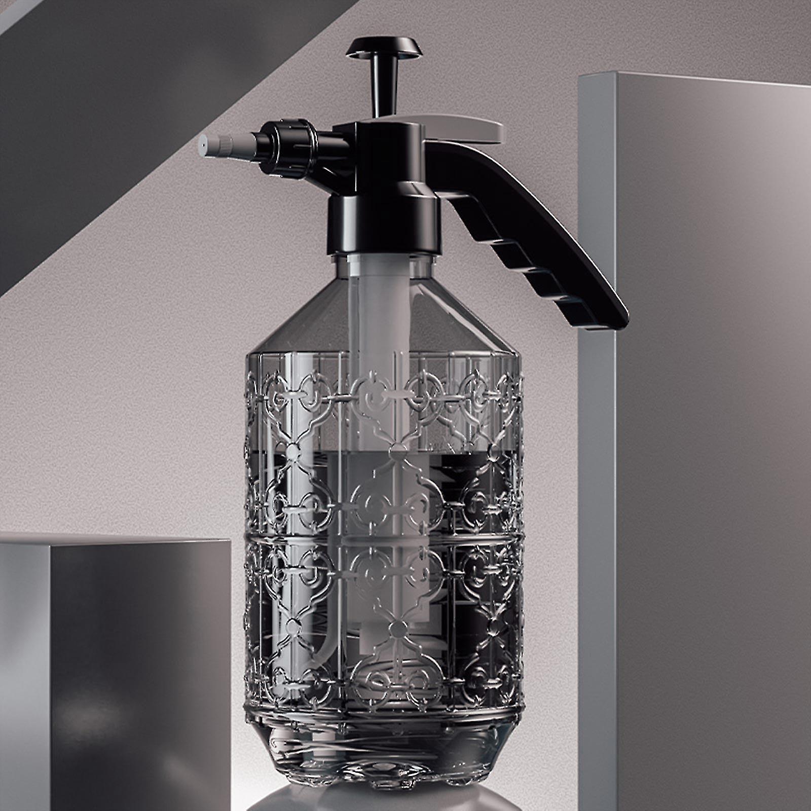 2-liter-feinnebel-sprühflasche Aus Kunststoff, Modelljahr 2023, Mit Top-pumpe, Grau.