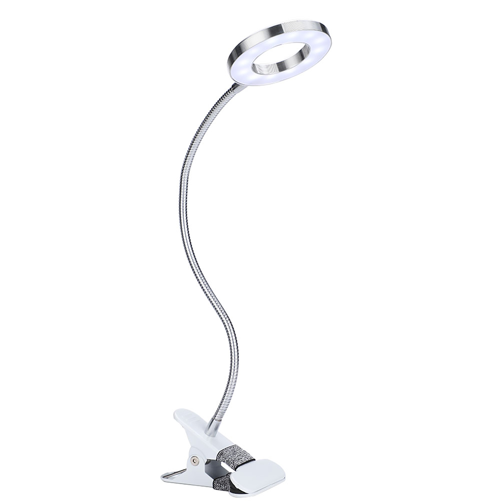 Runde Usb-schminklampe Für Kosmetikstudios, Led-licht Mit Klemme Für Augenbrauen- Und Lippen-tattoos