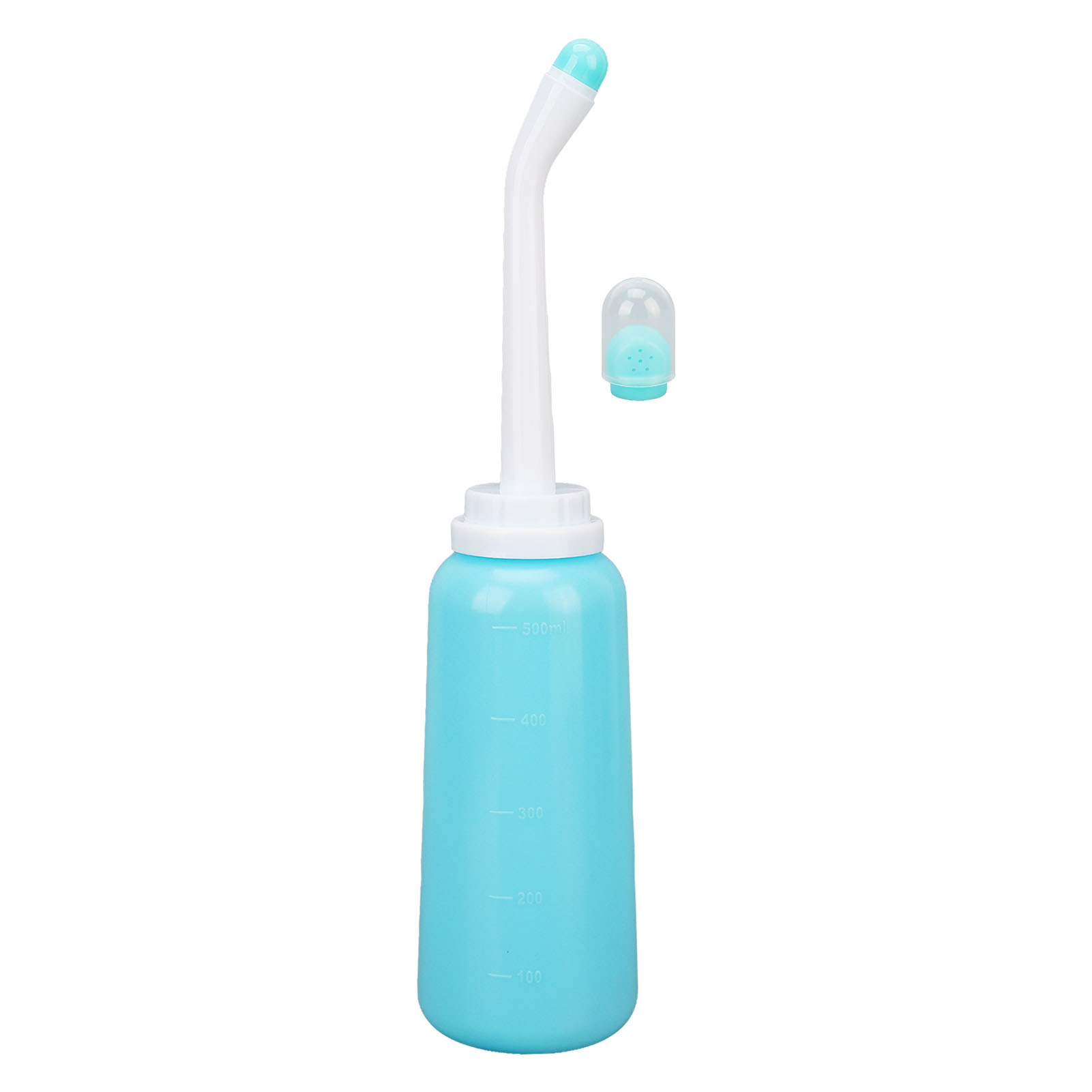 500-ml-trageflasche Mit Doppeldüse Für Intimpflege, Wochenbett Und Senioren, Auslaufsicher Und Ergonomisch