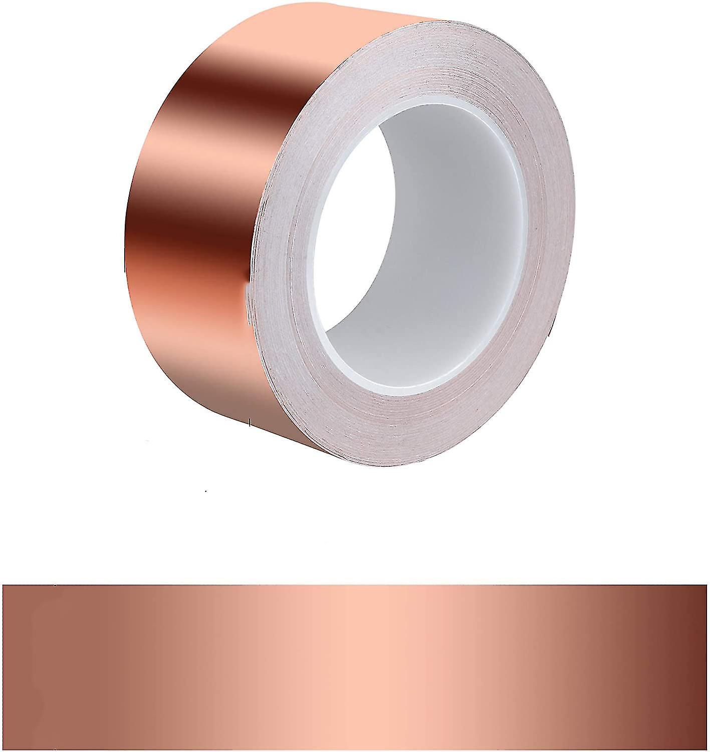 Kupferfolienband, Selbstklebendes Kupferfolienband, Spiralband, 20 M X 5 Cm