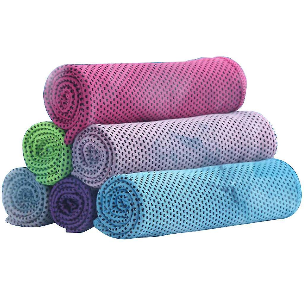 Set Mit 6 Erfrischenden Sporthandtüchern Für Fitness Und Wohlbefinden.