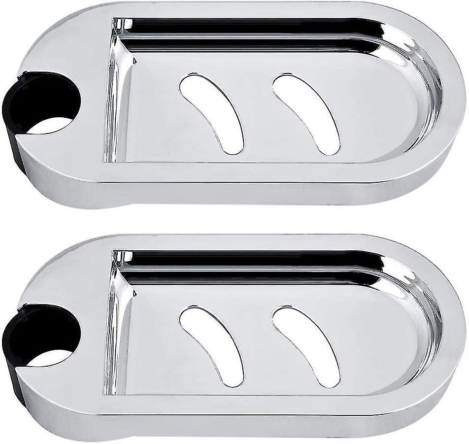 Duschseifenschale, 2er-set, Für Duschstange, Wandmontierter Schwammhalter, Verstellbare Seifenablage.