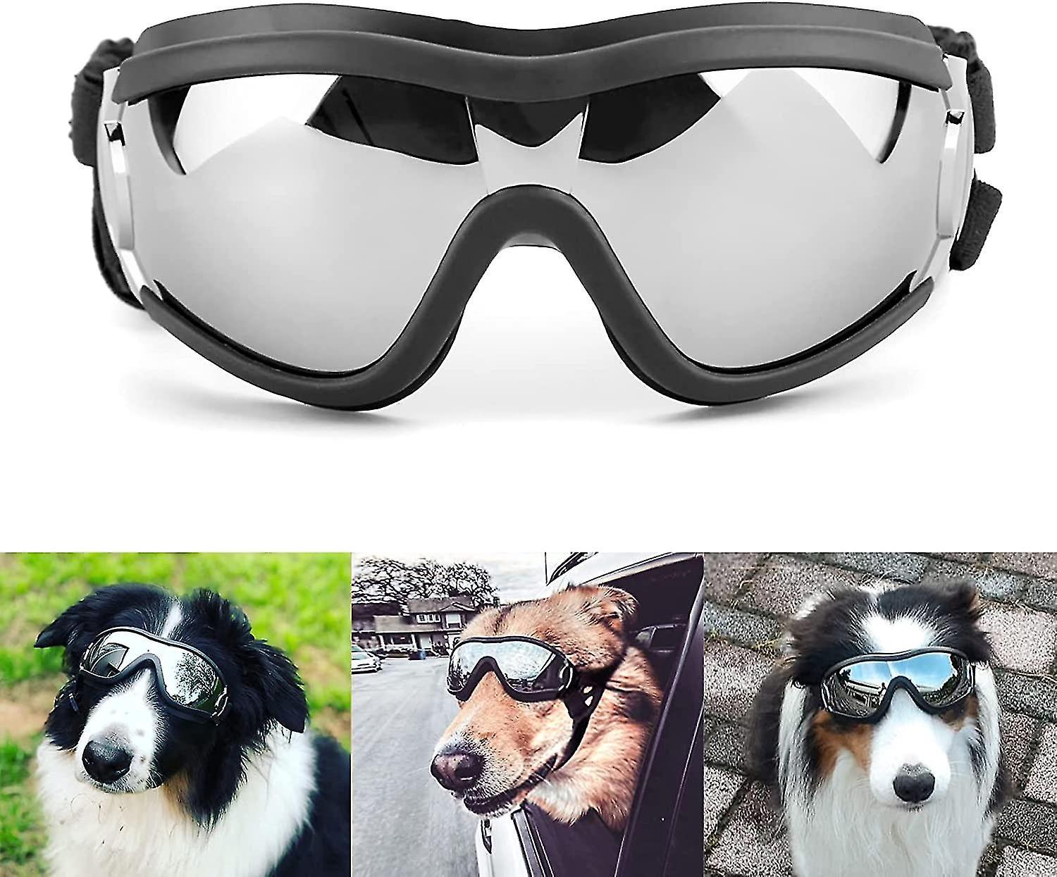 Uv-schutzbrille Für Hunde, Wasser- Und Winddicht, Für Große Und Mittelgroße Hunde.