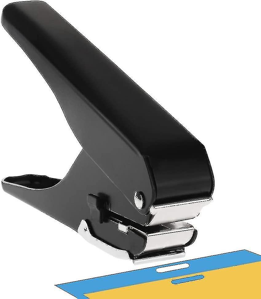 Elliptischer Locher, Locher Für Ausweise, Karten, Pvc- Und Papierschlitze, Robuster Locher Für Den Professionellen Einsatz