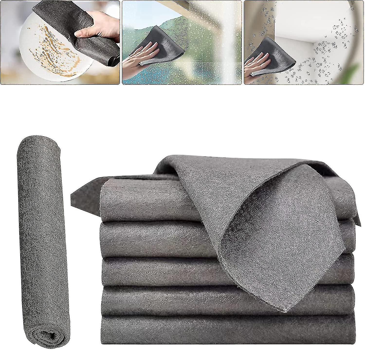 Dicke, Magische Reinigungstücher, Mikrofasertücher Für Glas, Wiederverwendbare Reinigungstücher – 20 X 30 Cm – 5er-pack