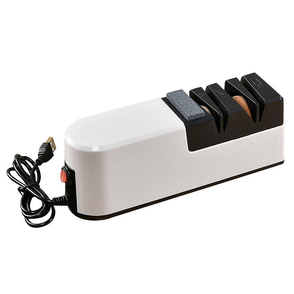 Schneller, Automatischer Und Einstellbarer Elektrischer Usb-messerschärfer Für Messer, Scheren Und Andere Haushaltsgegenstände.
