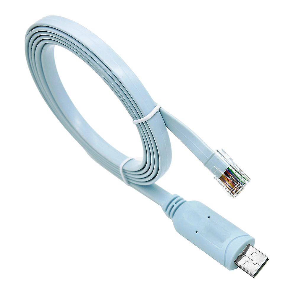 1,8 M (6 Ft) Usb-zu-rj45-konsolenkabel, Kompatibel Mit Windows 8, 7, Vista Und Linux Rs232