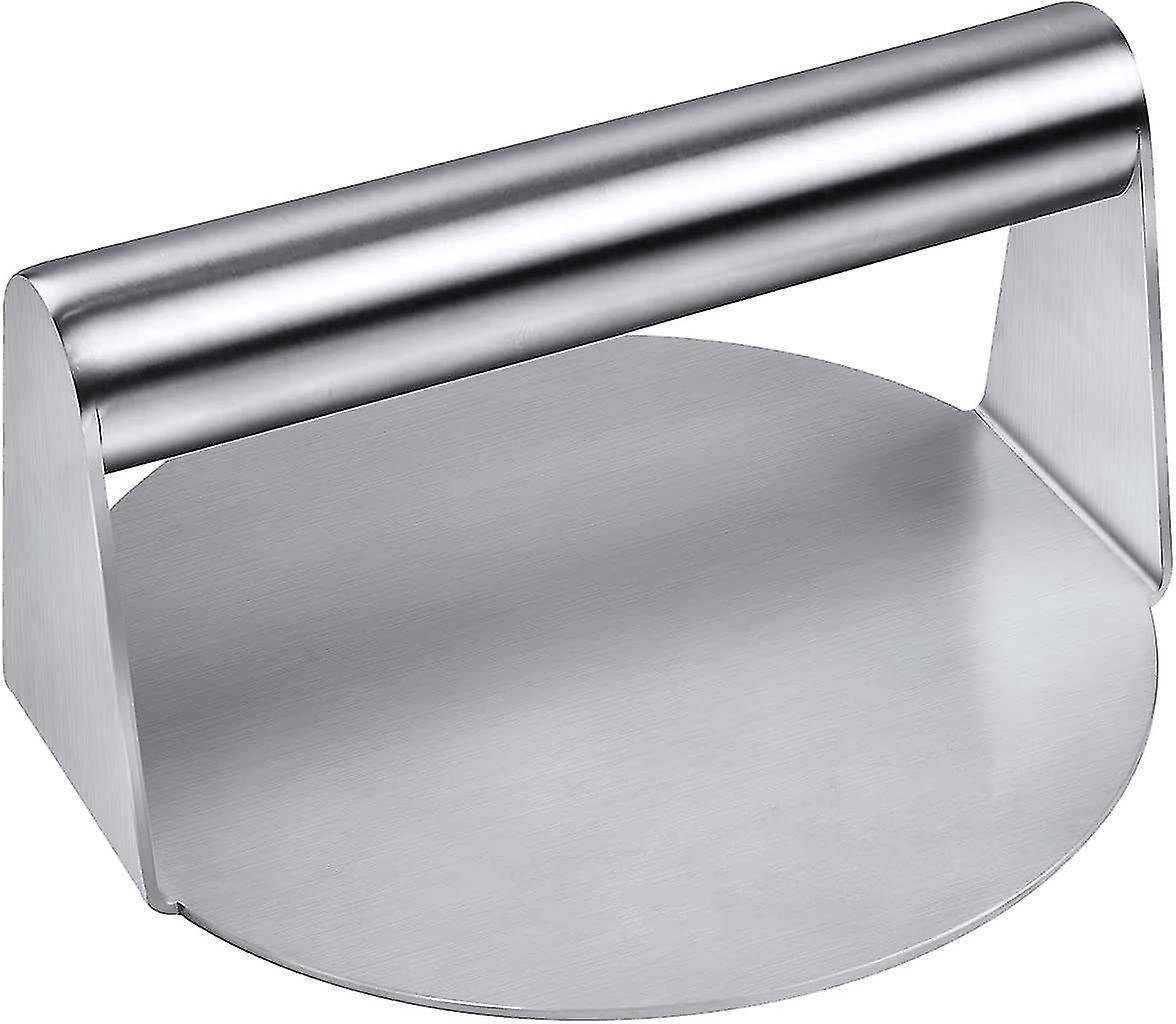 Hamburgerpresse Aus Edelstahl, Runde Hamburgerpresse, Professionelles Grillzubehörset, Kompatibel Mit Grillplatten, Hamburgermaschinen Und