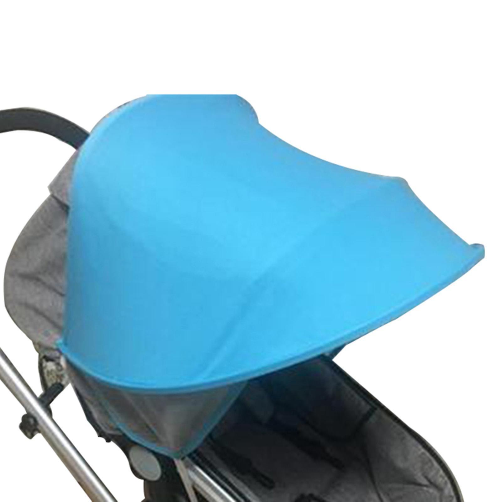 Tragbares Kinderwagenverdeck, Verstellbarer Universal-sonnenschutz, Ideales Zubehör Für Camping Und Outdoor-shopping (blau)