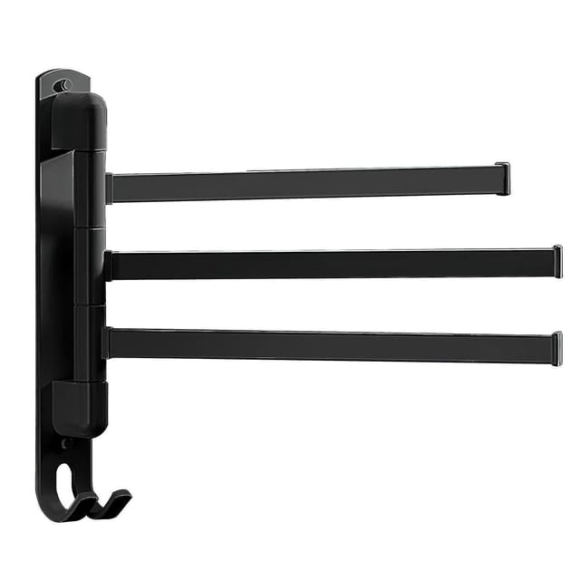 Der Beste Wandmontierte, Klappbare Und Drehbare Handtuchhalter Fürs Badezimmer – Three Strokes