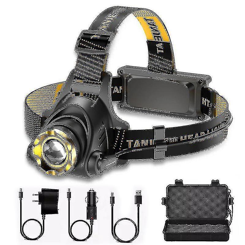 Wiederaufladbare Led-stirnlampe Mit 990.000 Lumen Und Integriertem Zoom