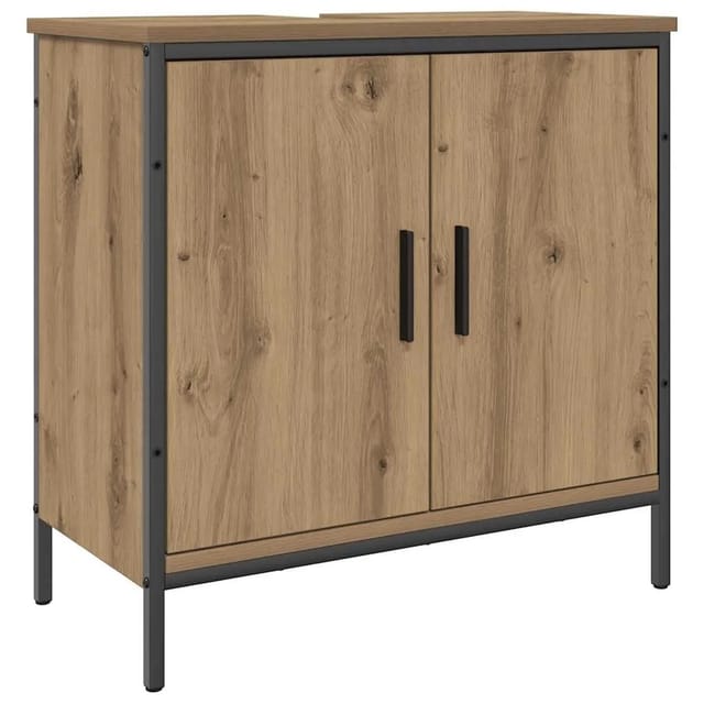 vidaXL Waschbeckenunterschrank Artisan-Eiche 60x30x60 cm Holzwerkstoff 857699