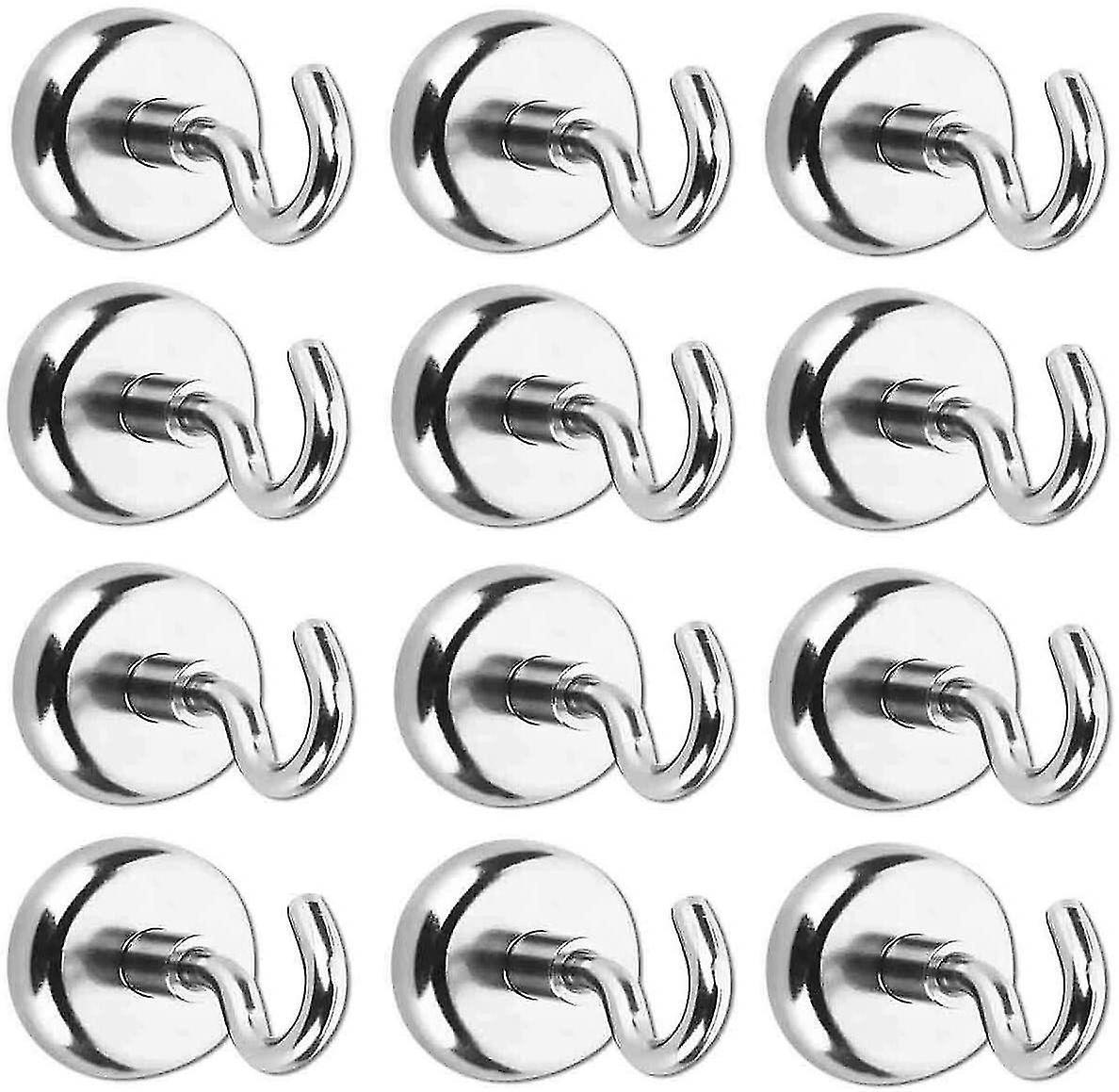 Set Mit 12 Magnethaken, Extra Starke Magnete, Zur Deckenbefestigung.
