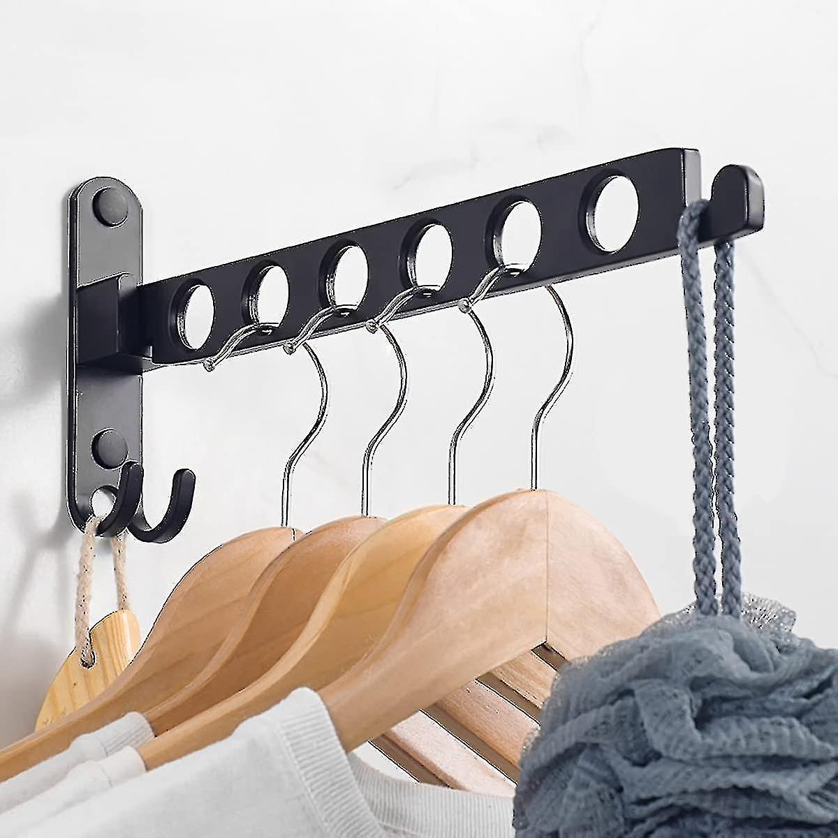 Wandhängender Wäscheständer, Um 90° Schwenkbarer Wandwäschetrockner, Klappbarer Wandwäschetrockner