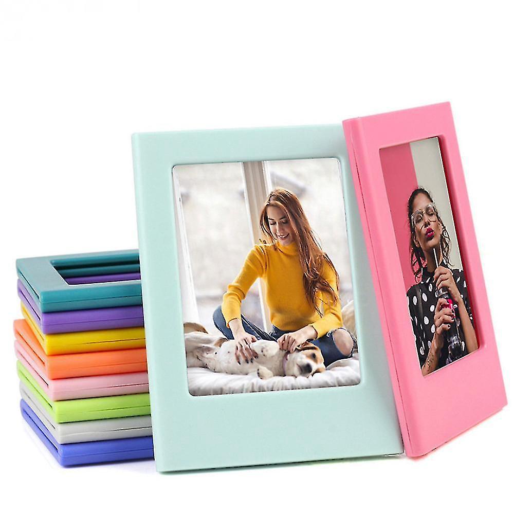 Set Mit 10 Mini-magnetfotorahmen, 2x3" Magnetfotorahmen Für Den Kühlschrank, Kompatibel Mit Fujifilm Polaroid Instax Mini, Kleiner Fotohalter Für Kühlschrank Oder Tisch.