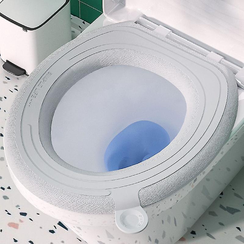 Wc-sitzkissen (weicher, Gepolsterter Schaumstoff) – Leicht Zu Reinigendes, Gepolstertes Badezimmeraccessoire – Längliche Form, Passend Für Standardsitze – Donut-förmiges Komfortkissen Für Erwachsene
