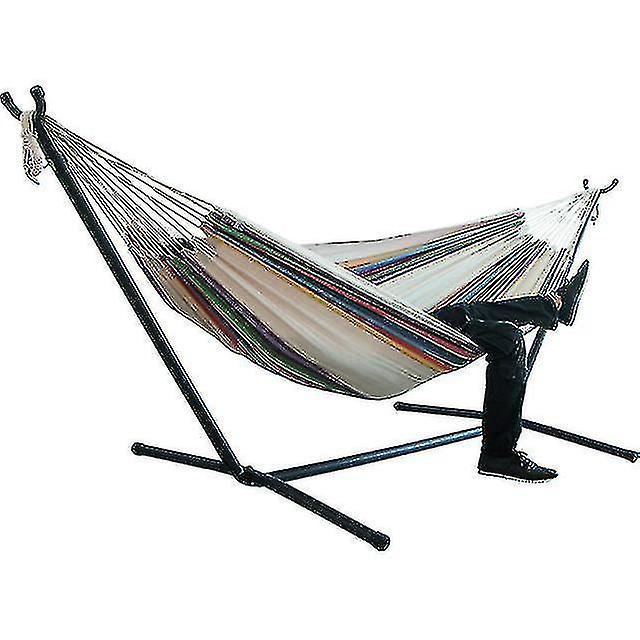 Camping-hängematte Für Zwei Personen, Dicker Hängesessel, Hängematte Aus Segeltuch Für Den Außenbereich, Schaukelstuhl, Ohne Gestell, 200 X 150 Cm.