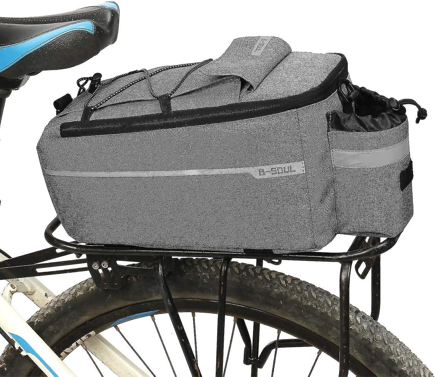 Isolierte Gepäckträgertasche Für Mountainbikes, Ideal Zum Transport Von Warmen Oder Kalten Speisen.
