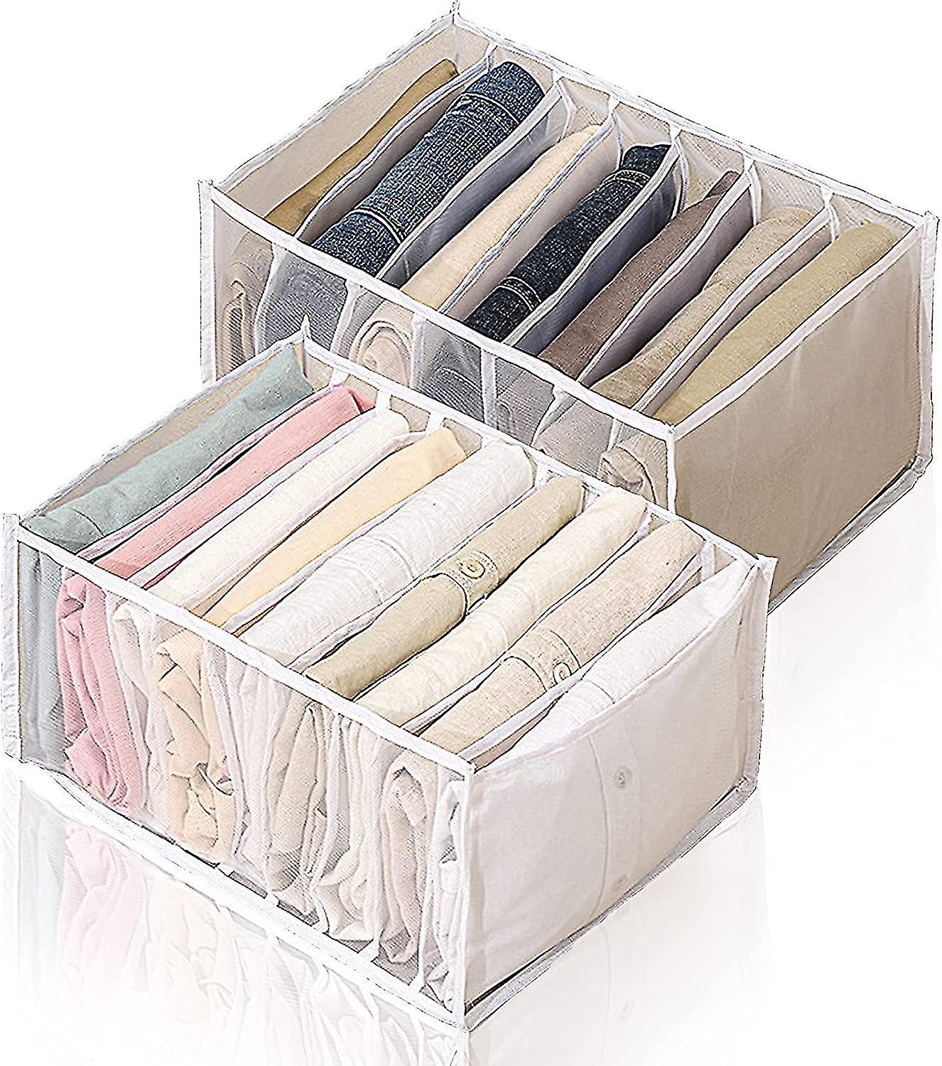 Schubladenorganizer, Faltbarer Kleiderorganizer Aus Netzgewebe, Schrankorganizer -
