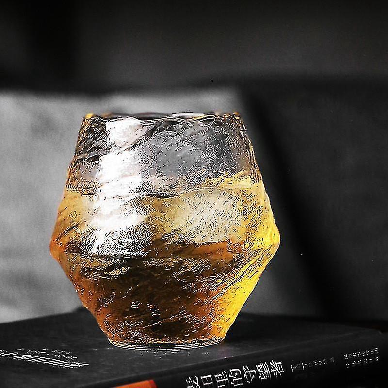 Handgehämmertes Whiskyglas Aus Japan, Ideal Für Fruchtsäfte, Spirituosen, Whisky, Wein, Cognac Und Brandy.