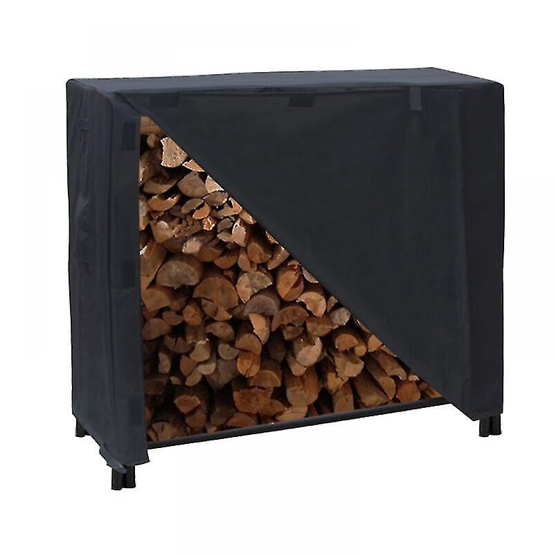 Holzfach Mit Deckel, Großes Fassungsvermögen, Für Außenkamine, Aus Wasserdichtem 420d Oxford-gewebe.