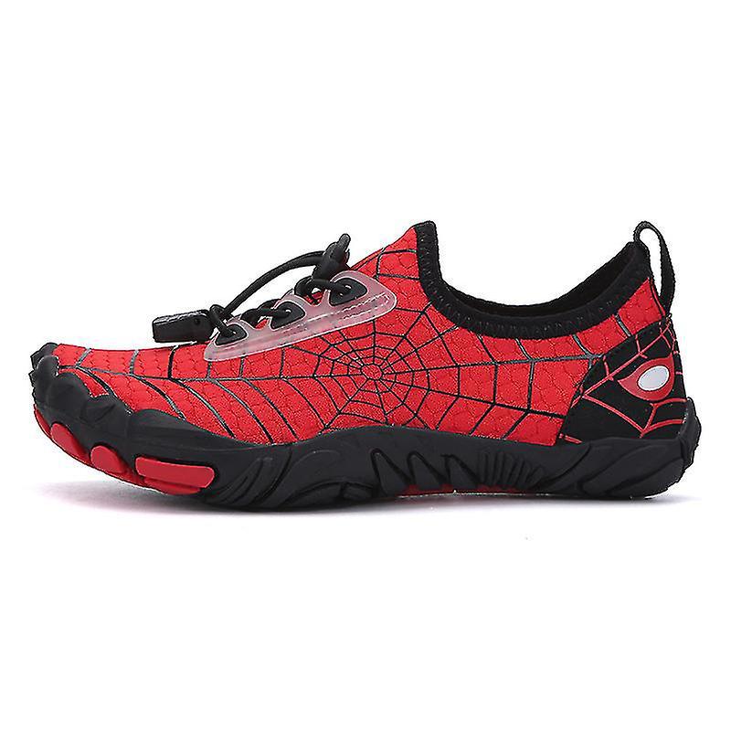 Rote Kinder-outdoor-sneaker, Schwimm- Und Schnorchelschuhe, Strandsandalen, Weiche Watschuhe – Größe 36-36